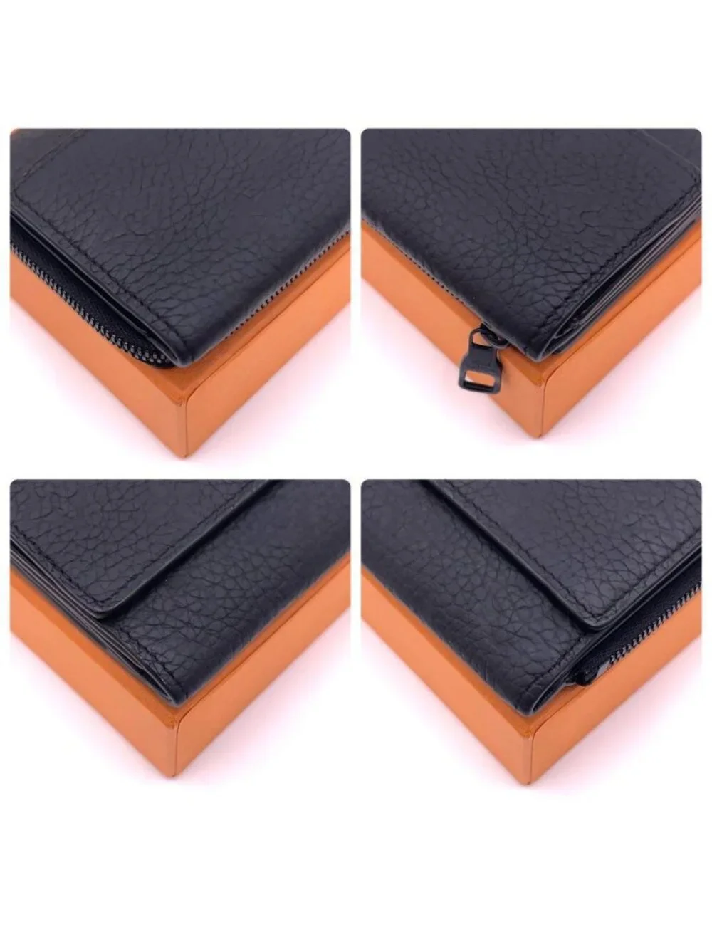 Louis Vuitton Portefeuille Pilot Trifold Wallet Black Taurillon